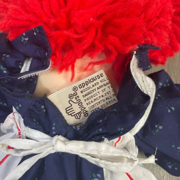 Raggedy Ann & Andy Doll Set - Red and Blue - Picture 7 of 10